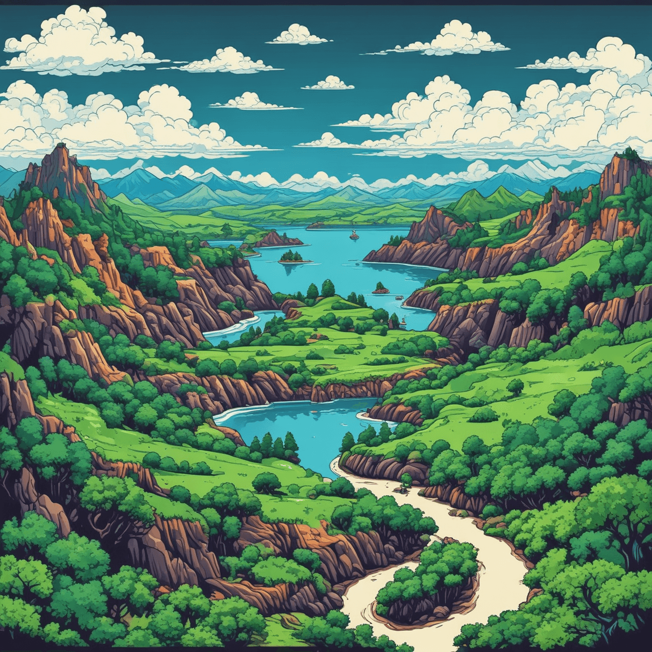 Map Elements Adventure game banner