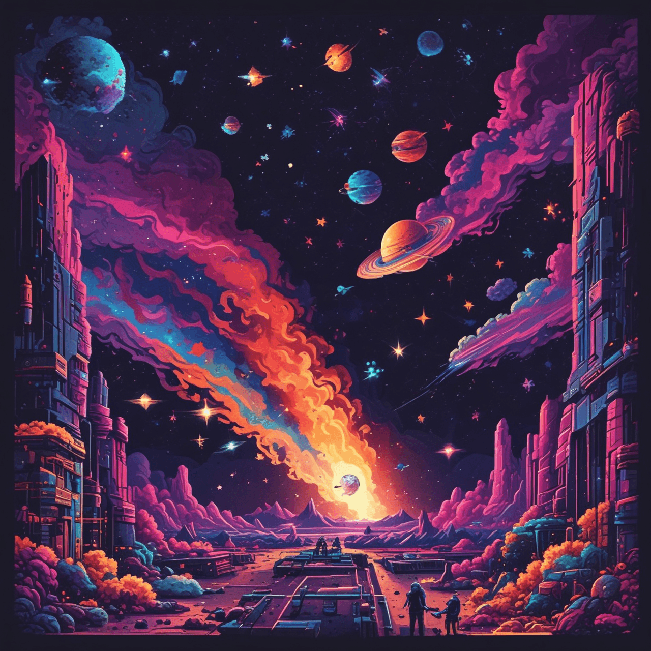 Cosmic Jump game banner