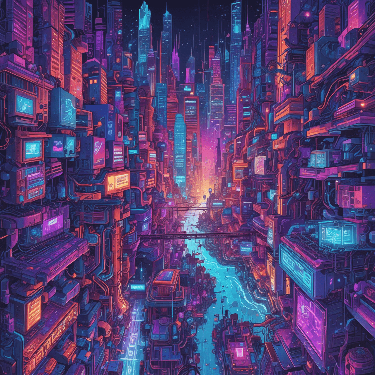 Neural Link: AI Odyssey game banner