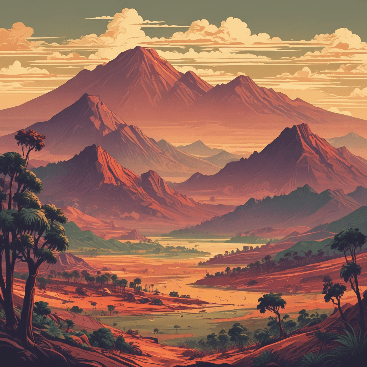 East African Peaks Challenge game banner