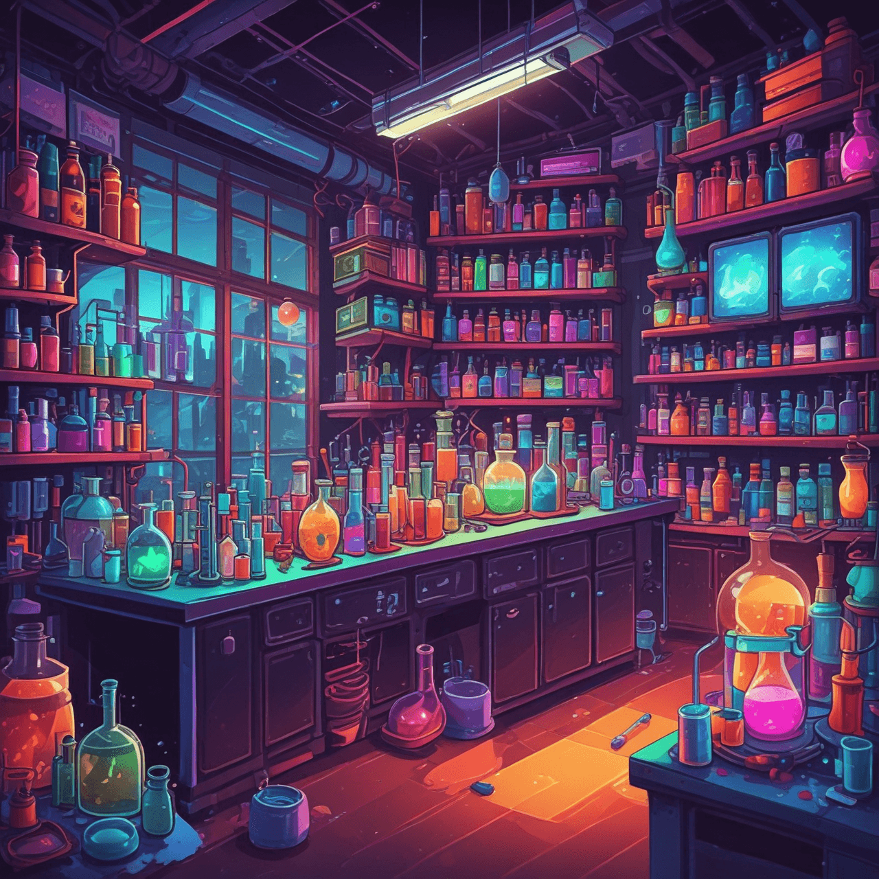 Jetpack Chemistry Adventure game banner