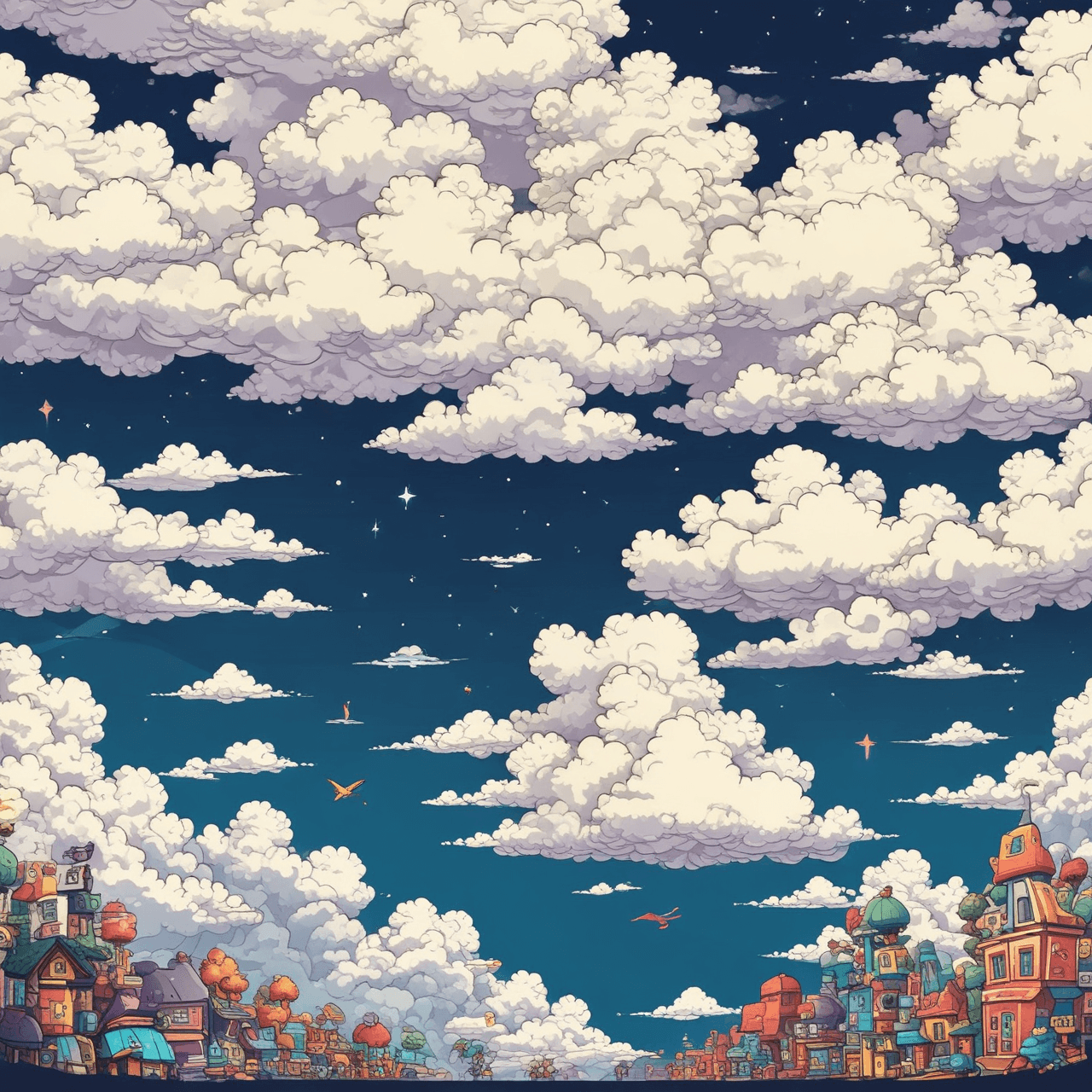 Malaufgaben-Wolkenbrücke game banner