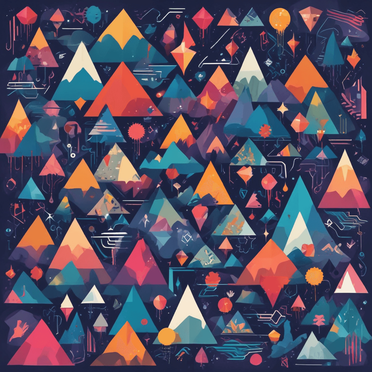 Jetpack Geometry Adventure game banner