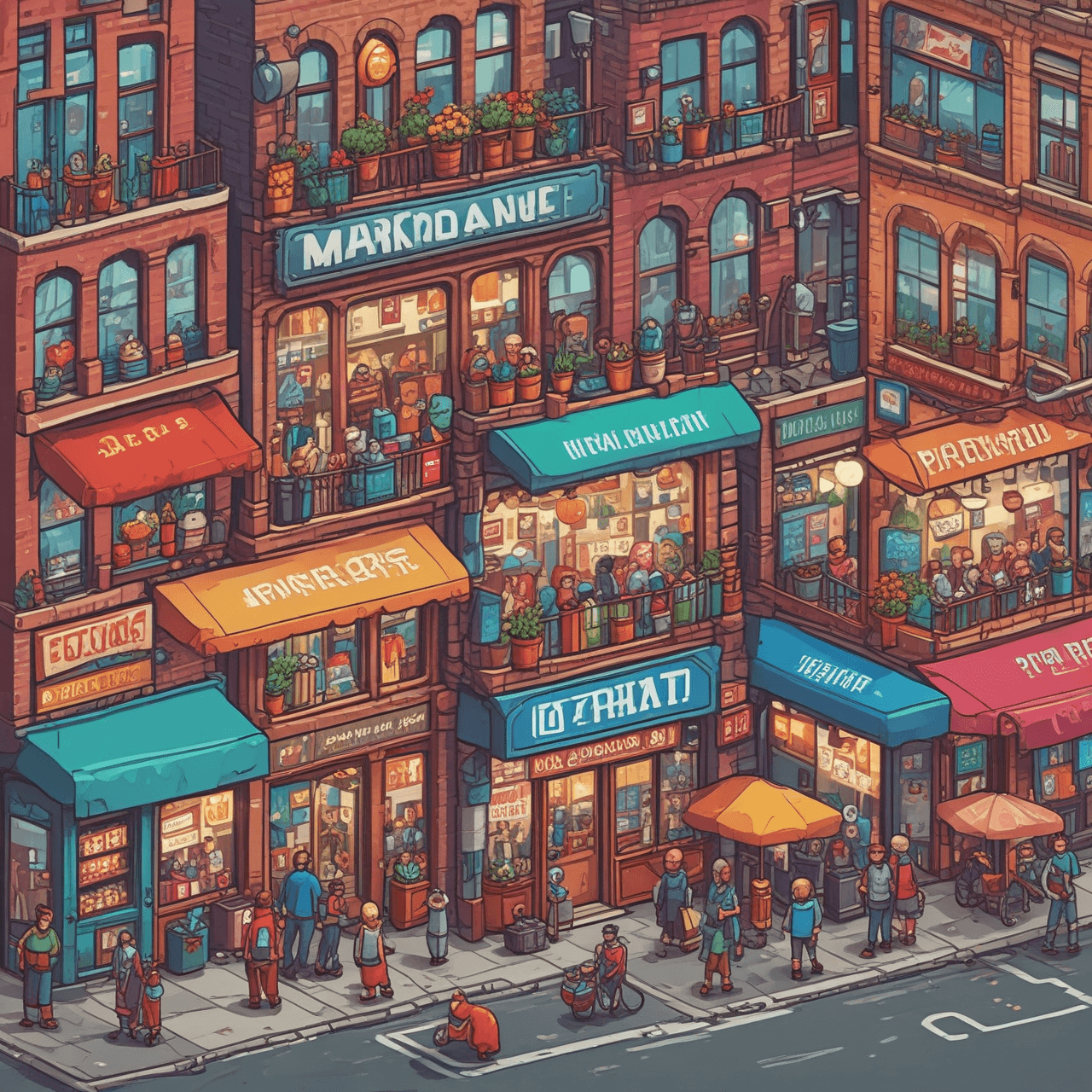 4 Ps Marketing Run game banner