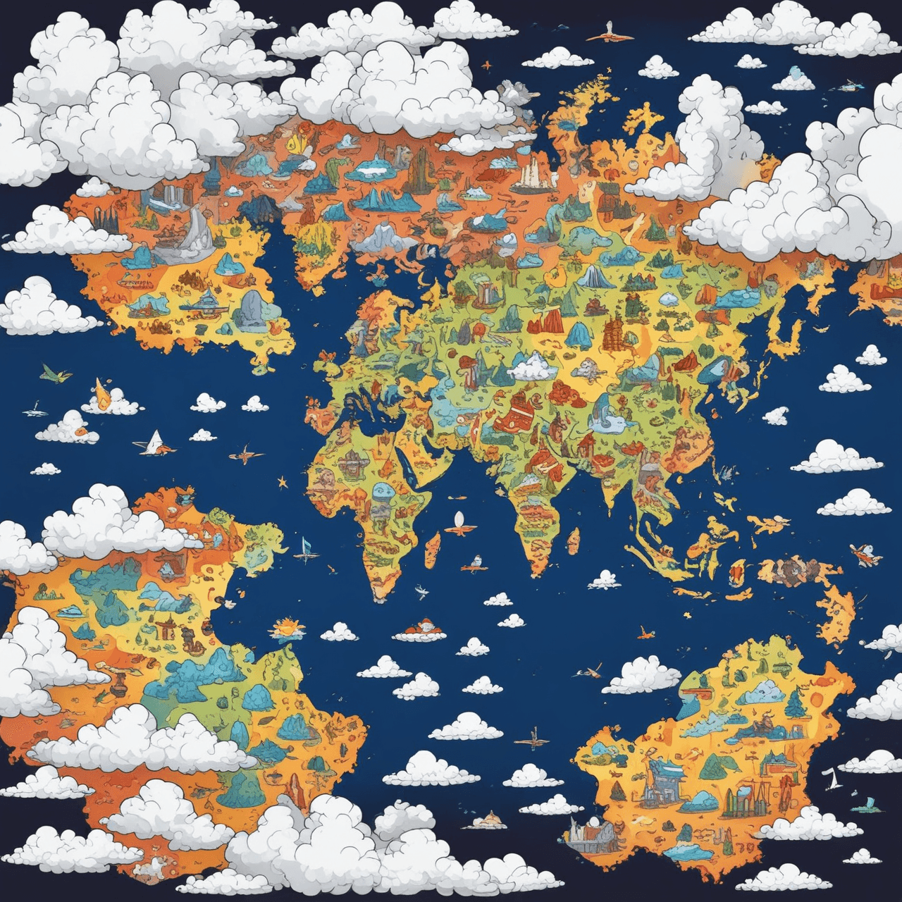 Global Cloud Hop game banner