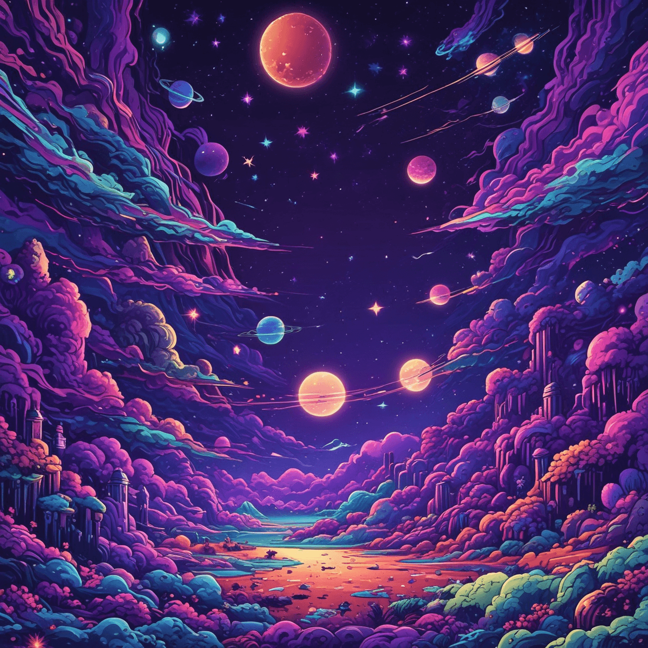 Cosmic Capital Race game banner