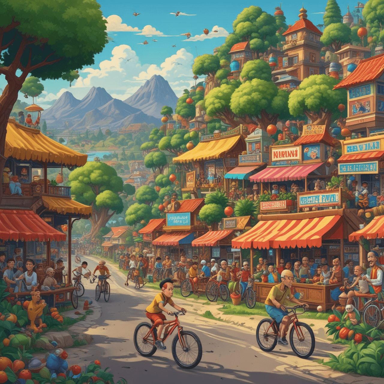 Upin Ipin Race game banner