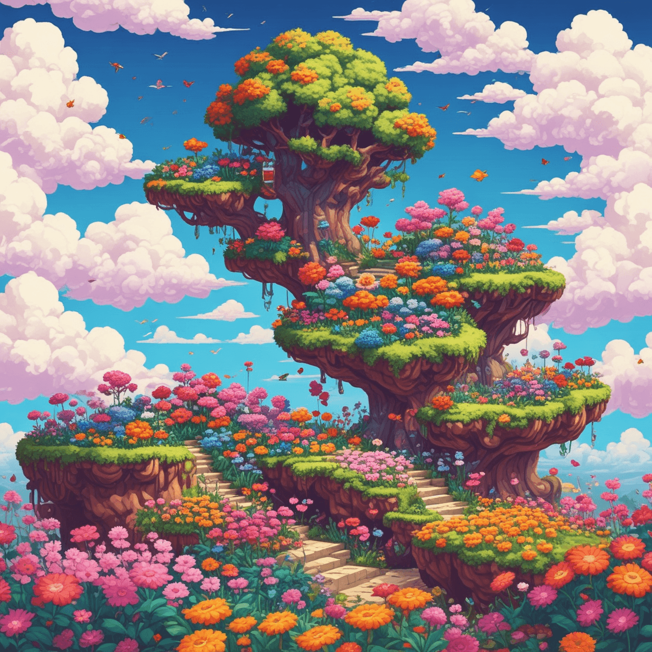 Flower Parts Bridge Quiz game banner