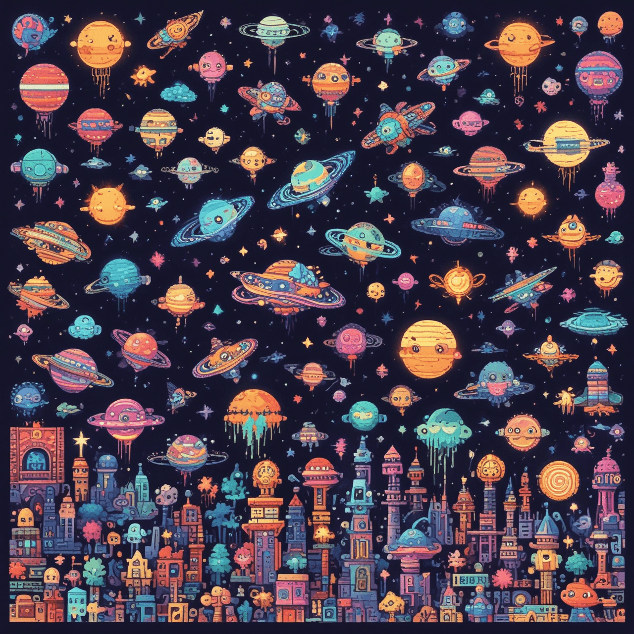 Kosmische Komposition game banner