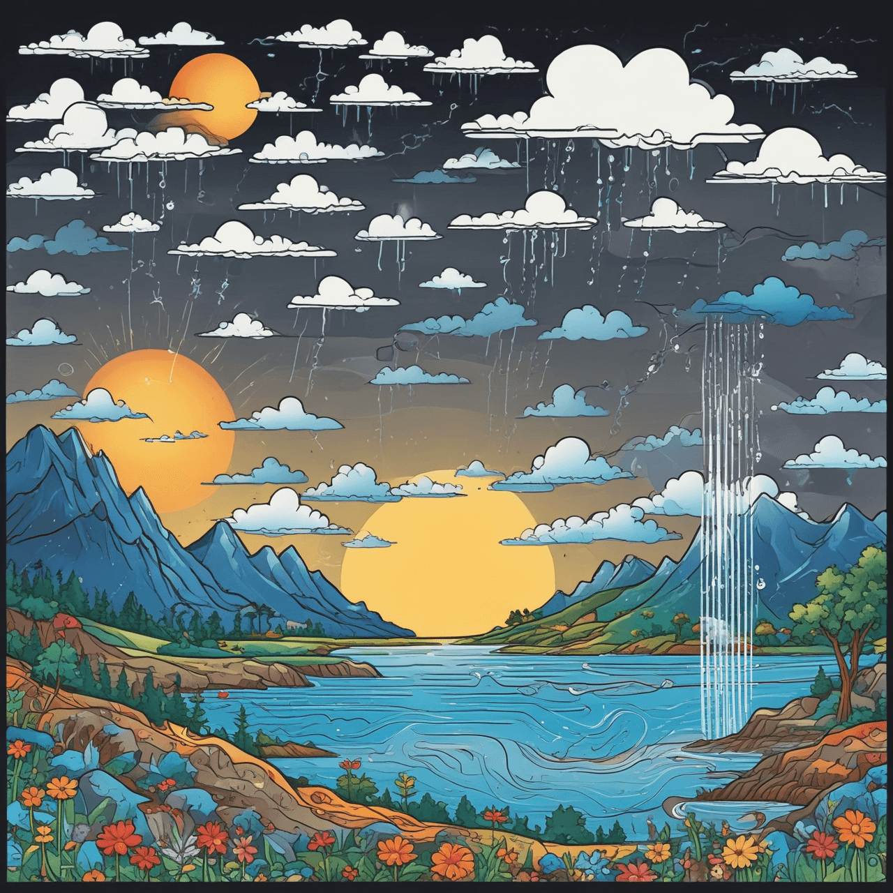Water Cycle Racer game banner