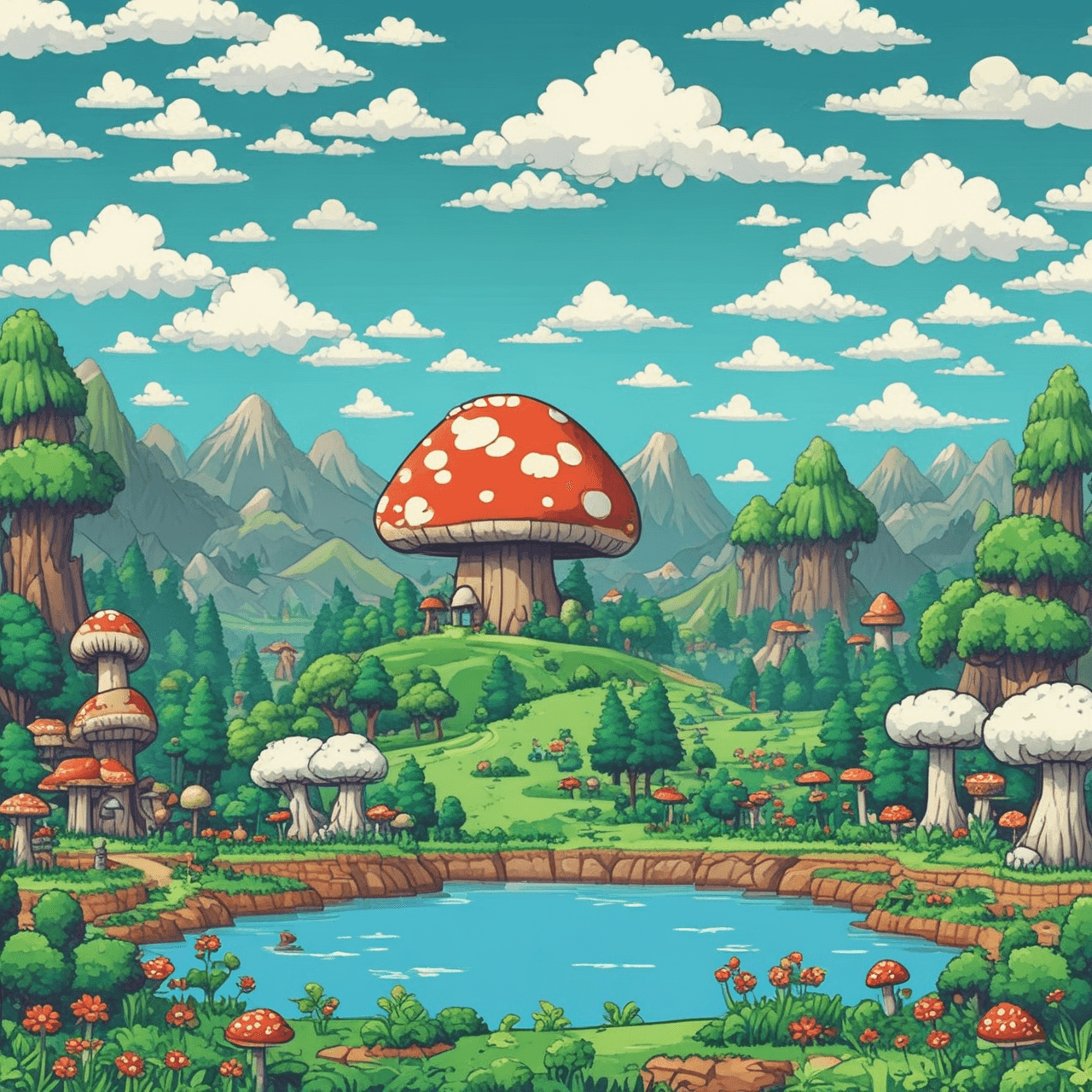 Mario History Run game banner