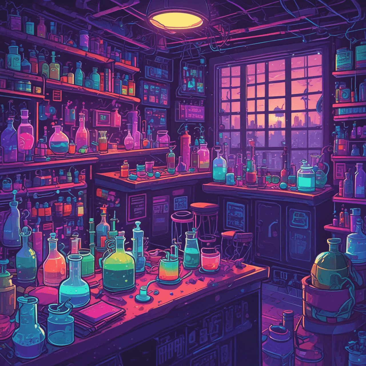 Chemistry Jetpack Challenge game banner