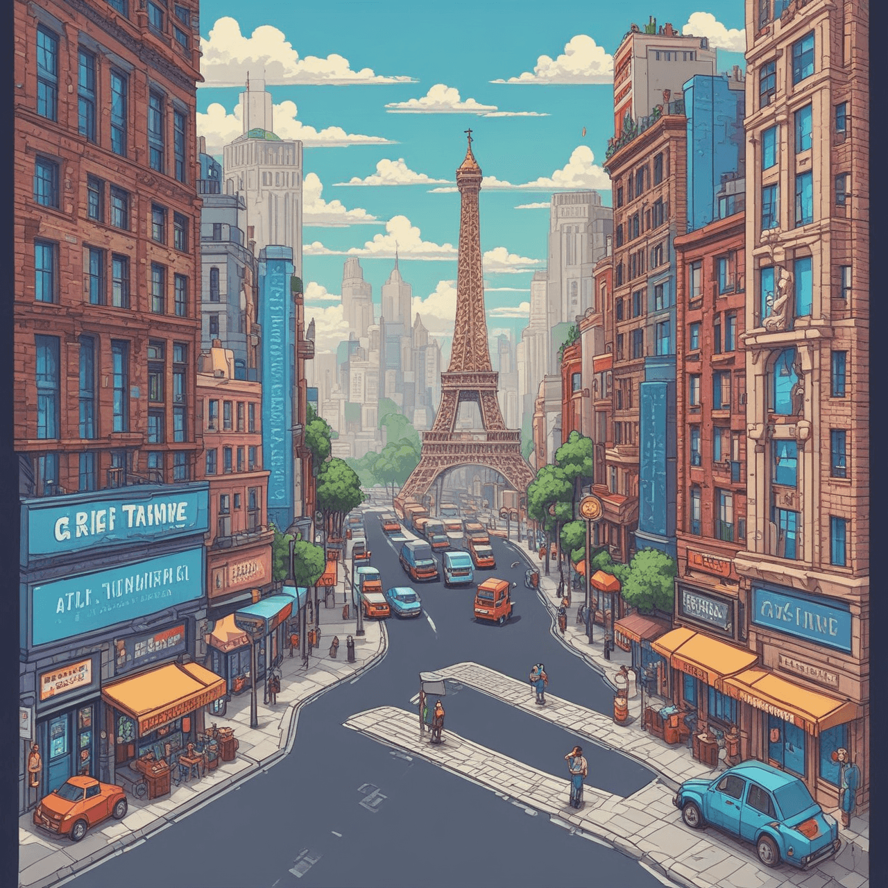 Französisch Vokabel-Lauf game banner