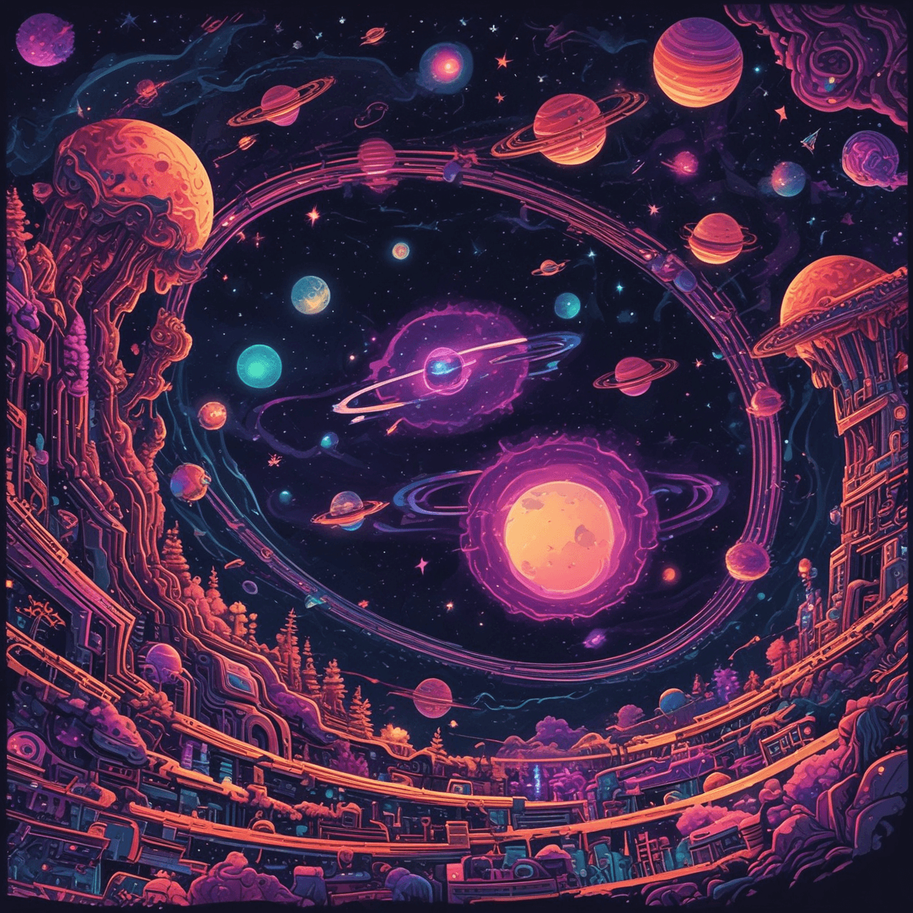 Cosmic Bridge Quiz game banner