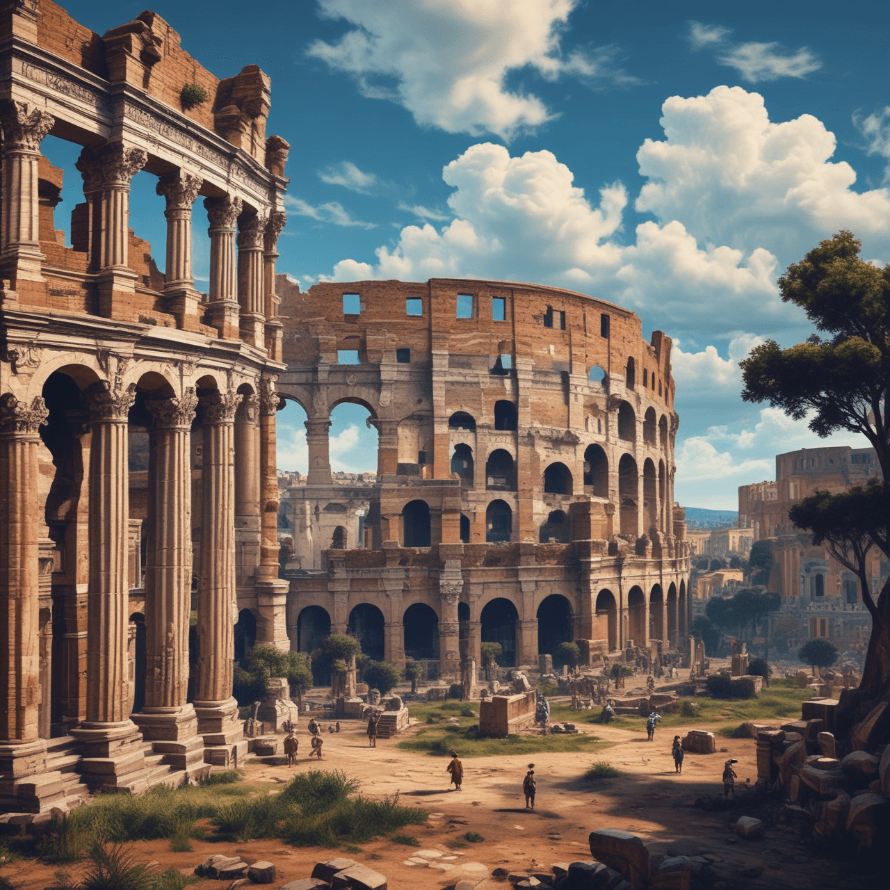 Roman Race game banner