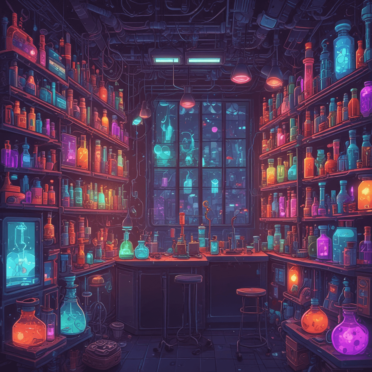 Chem Lab Runner game banner