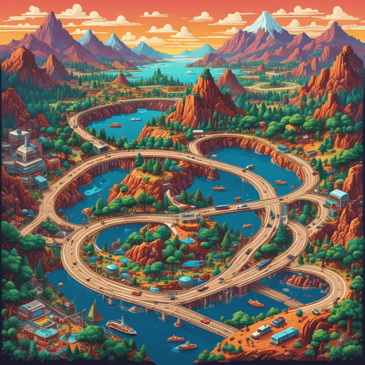 Geo Racer game banner