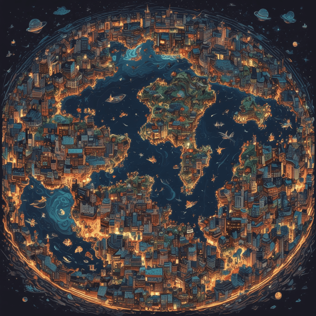 Geography Cloud Hop game banner