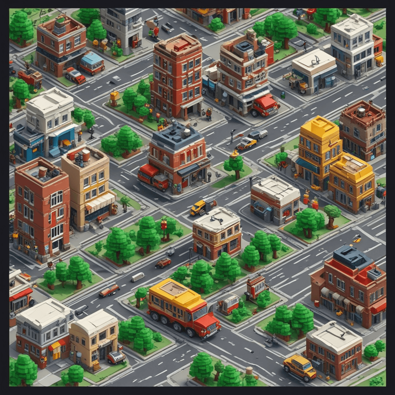 Lego City Run Quiz game banner