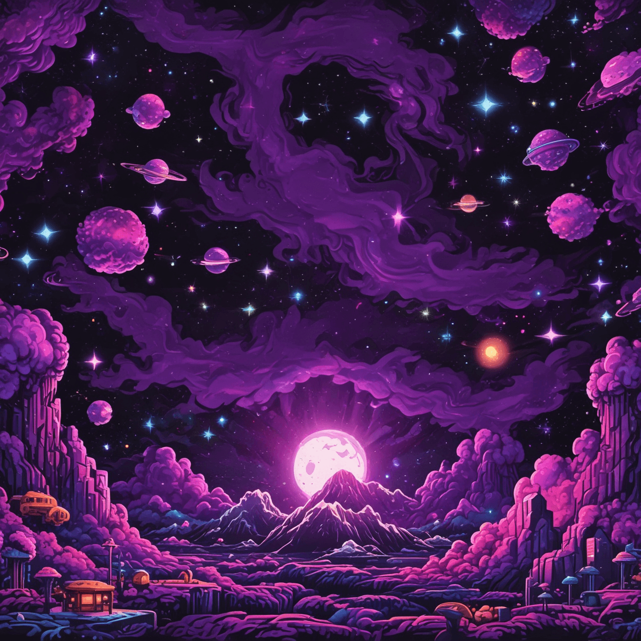 Fraction Galaxy Runner game banner