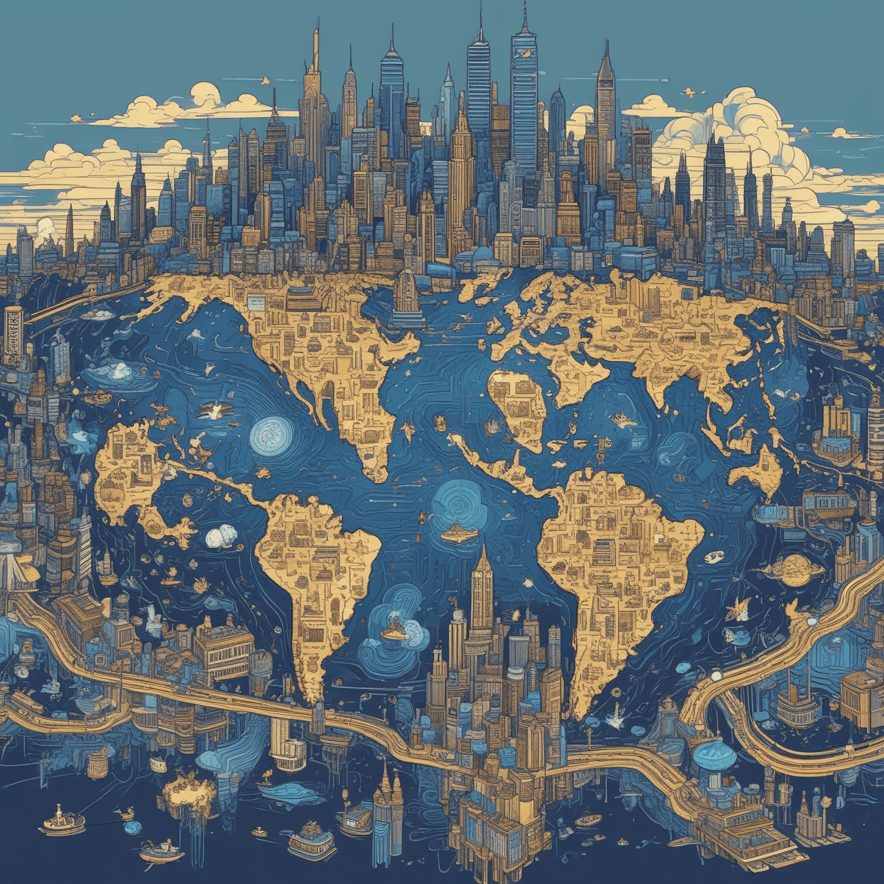 Globalization World Run game banner