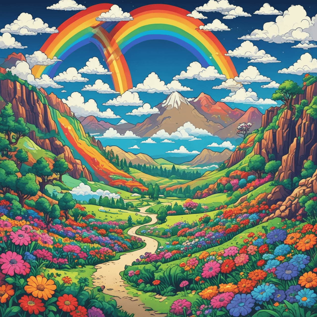 Rainbow Math Adventure game banner