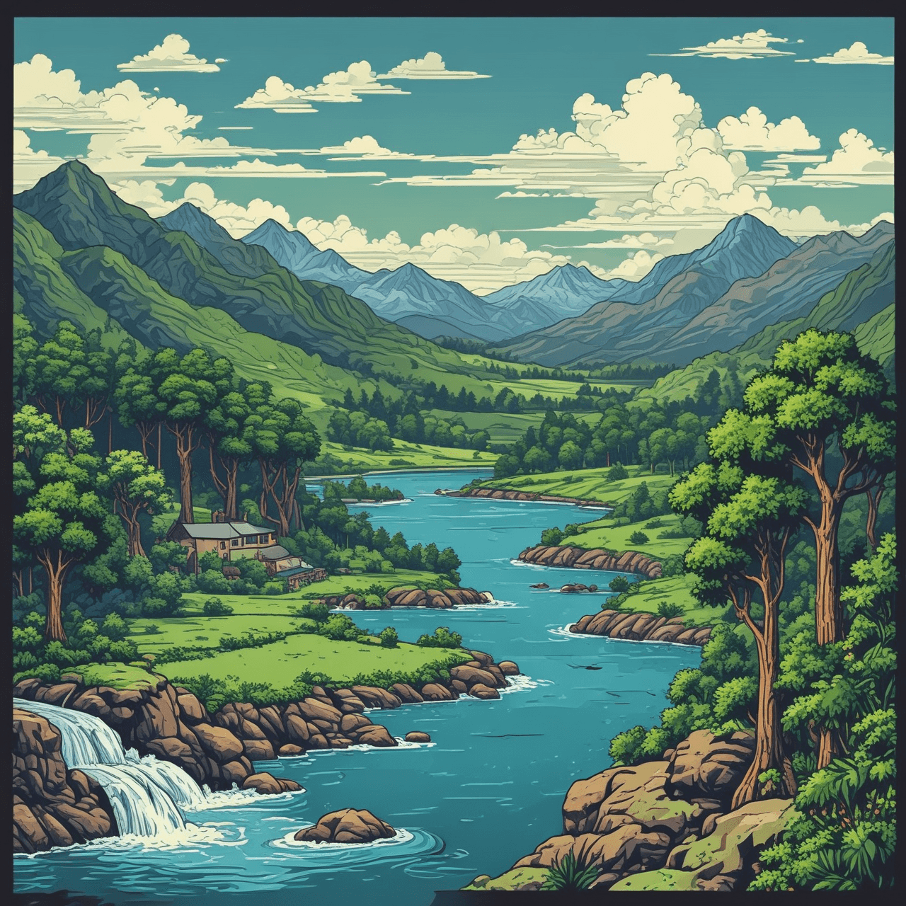 River Run game banner