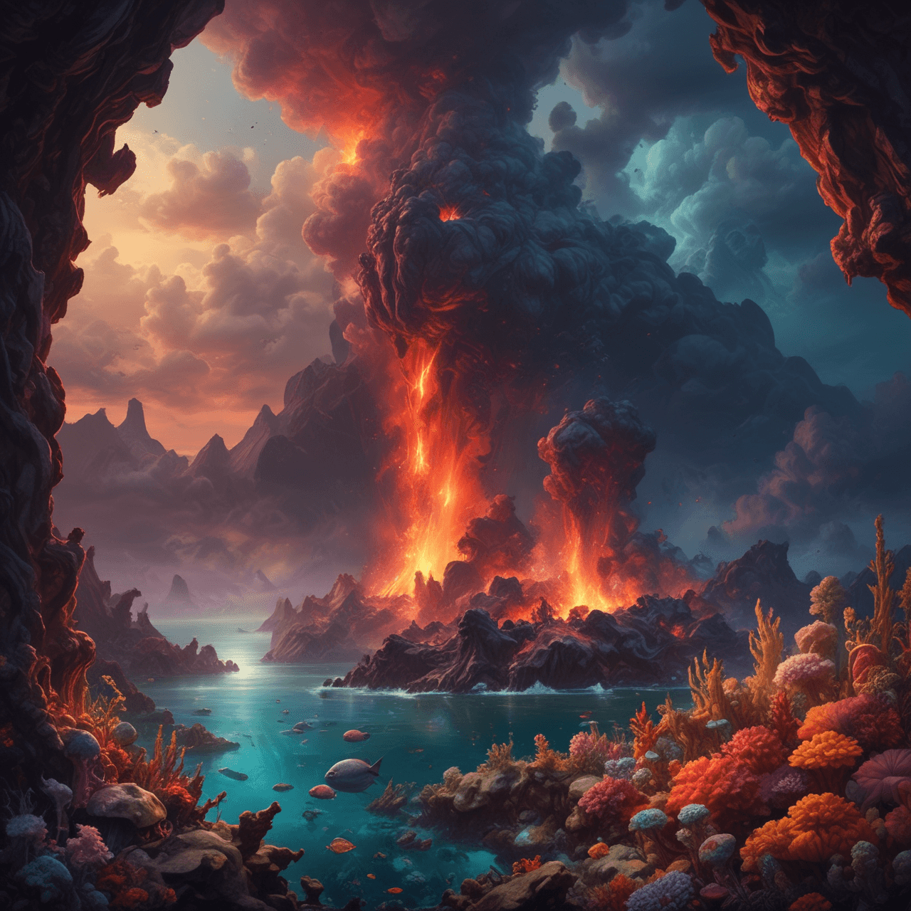 Volcano Quiz Defenders game banner