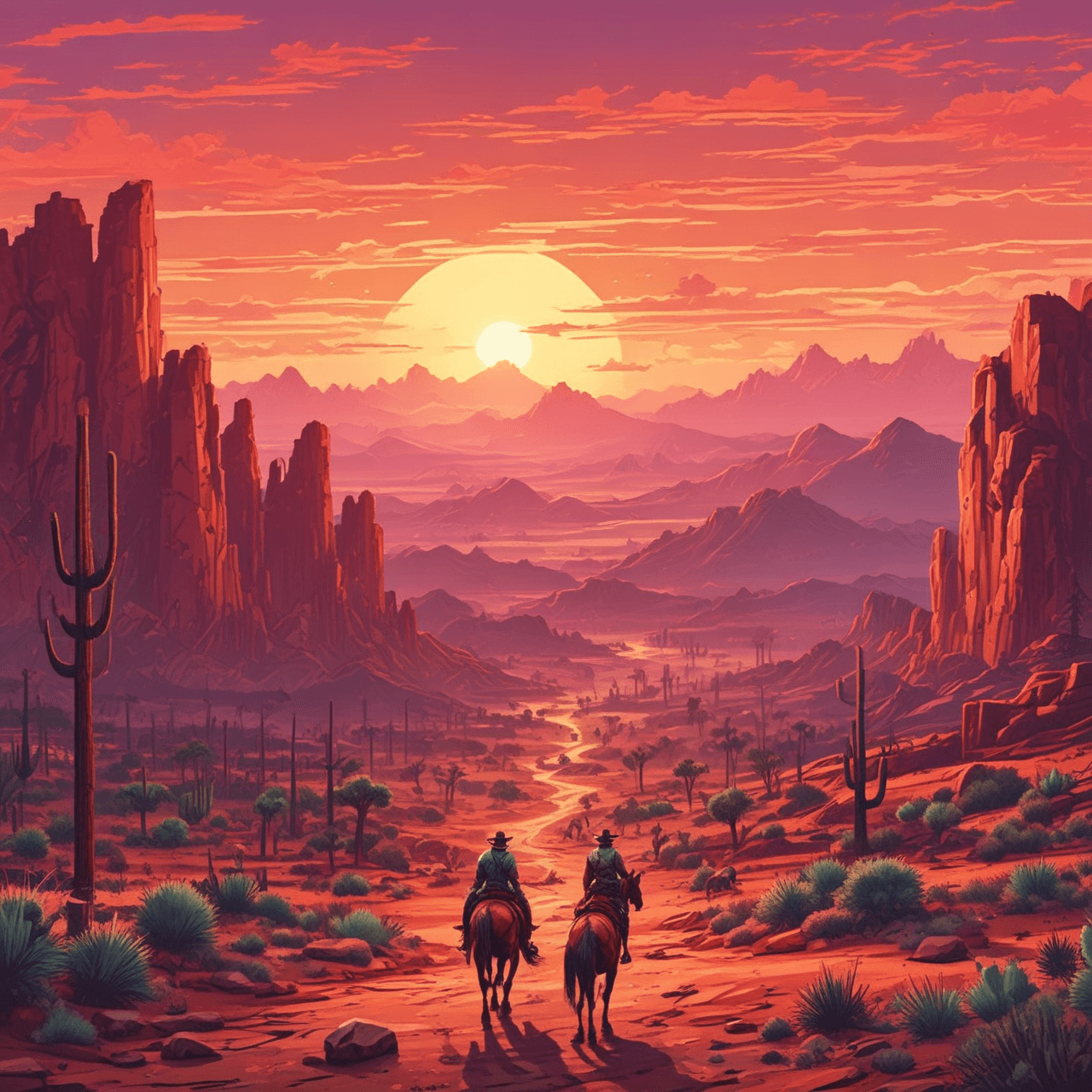 Red Dead Mechanics Race game banner