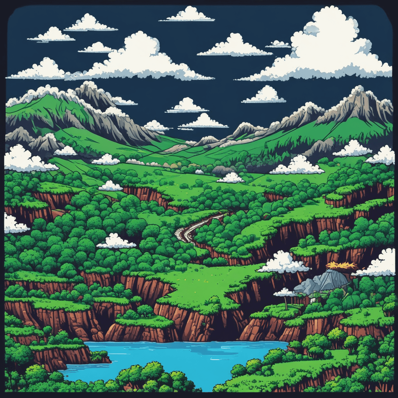 Geografi Run game banner