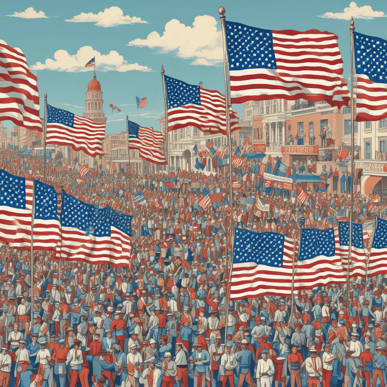 Independence Day Run game banner