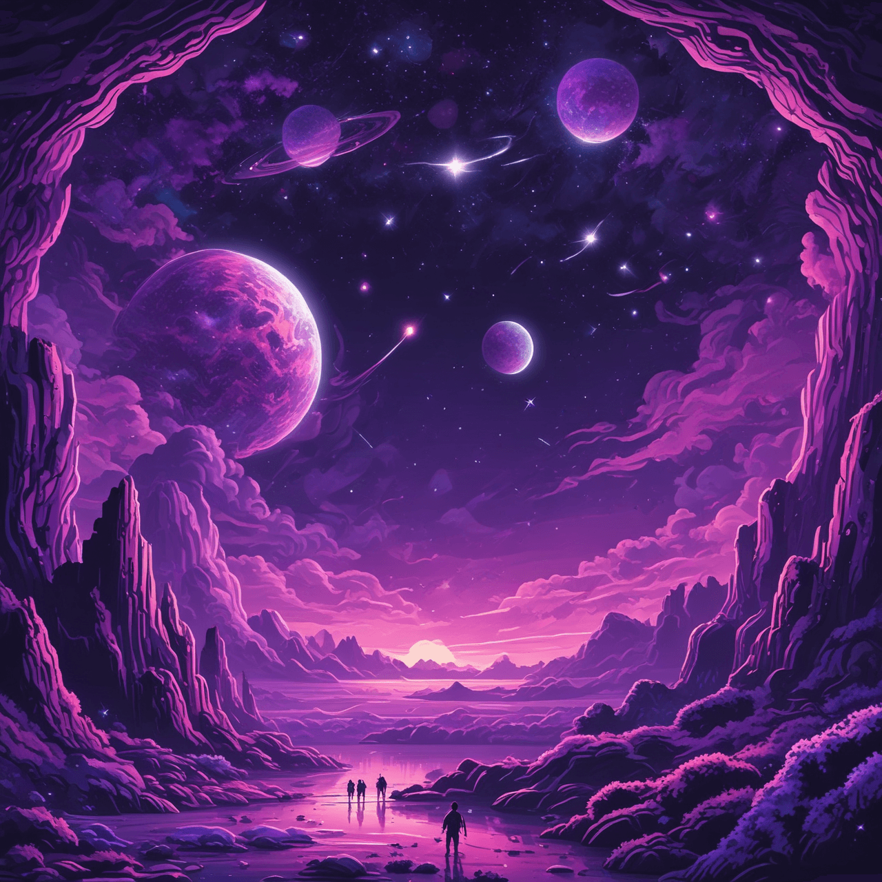 Cosmic Quiz Runner game banner