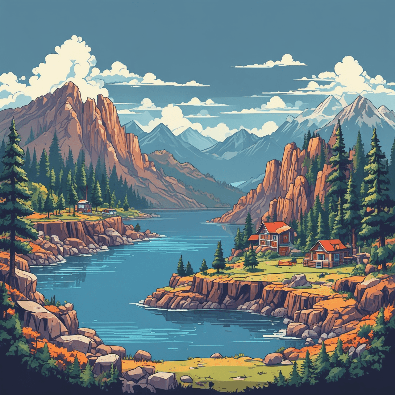 Geografie & Geologie Quiz Runner game banner