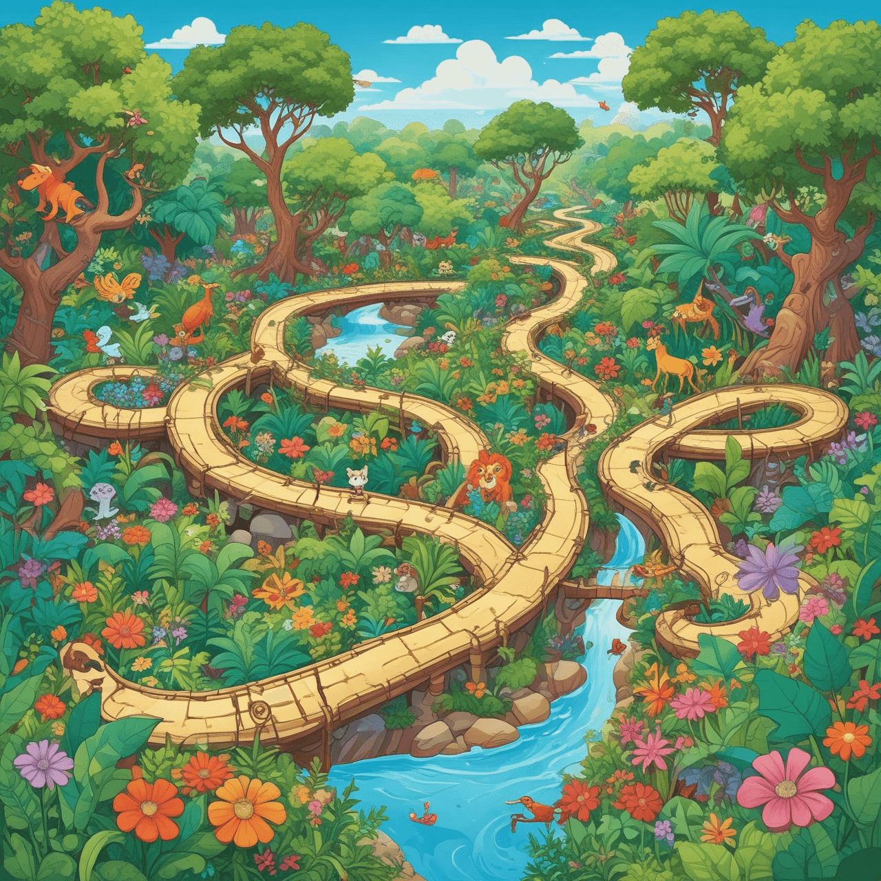 Nature's Race game banner