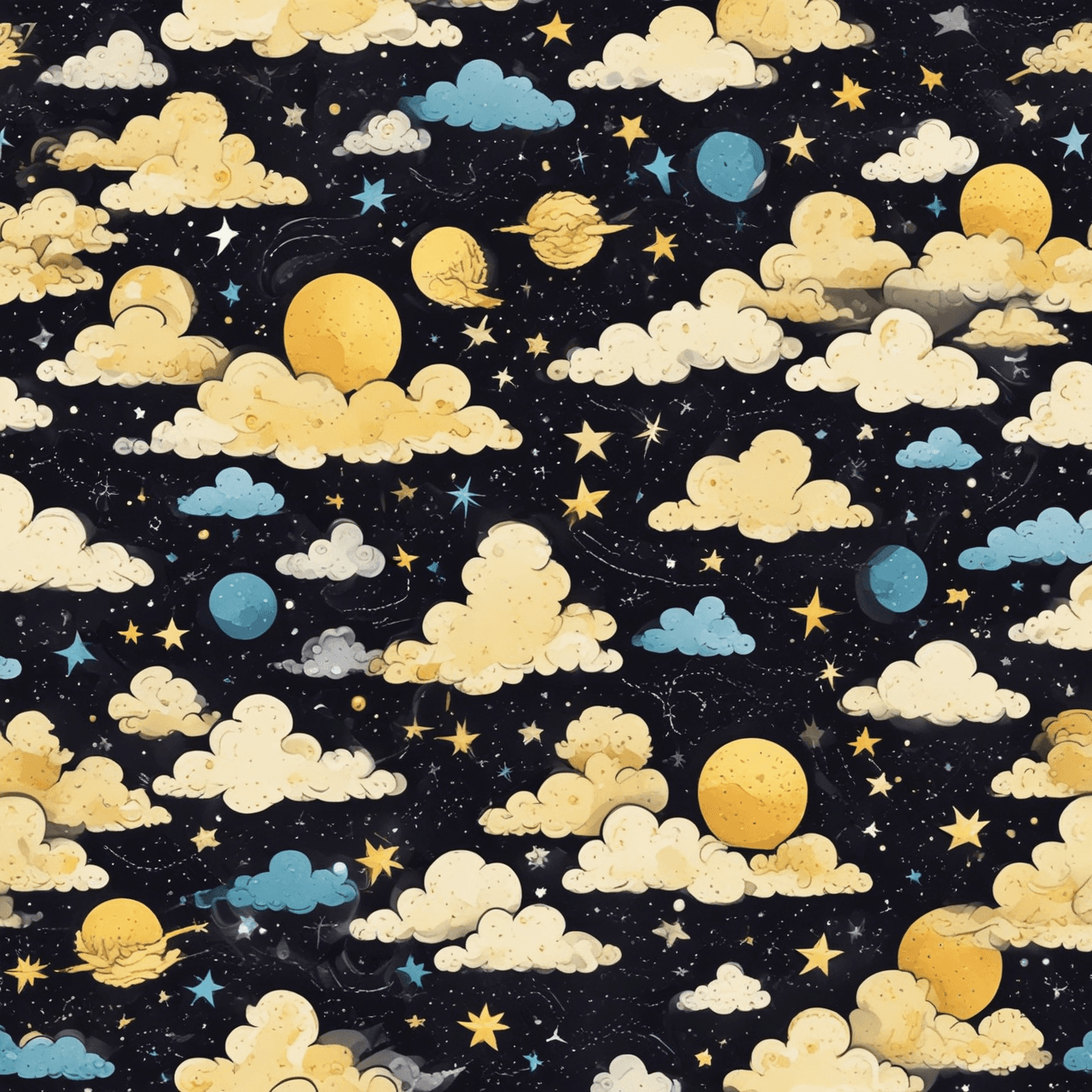 Starry Night Runner game banner