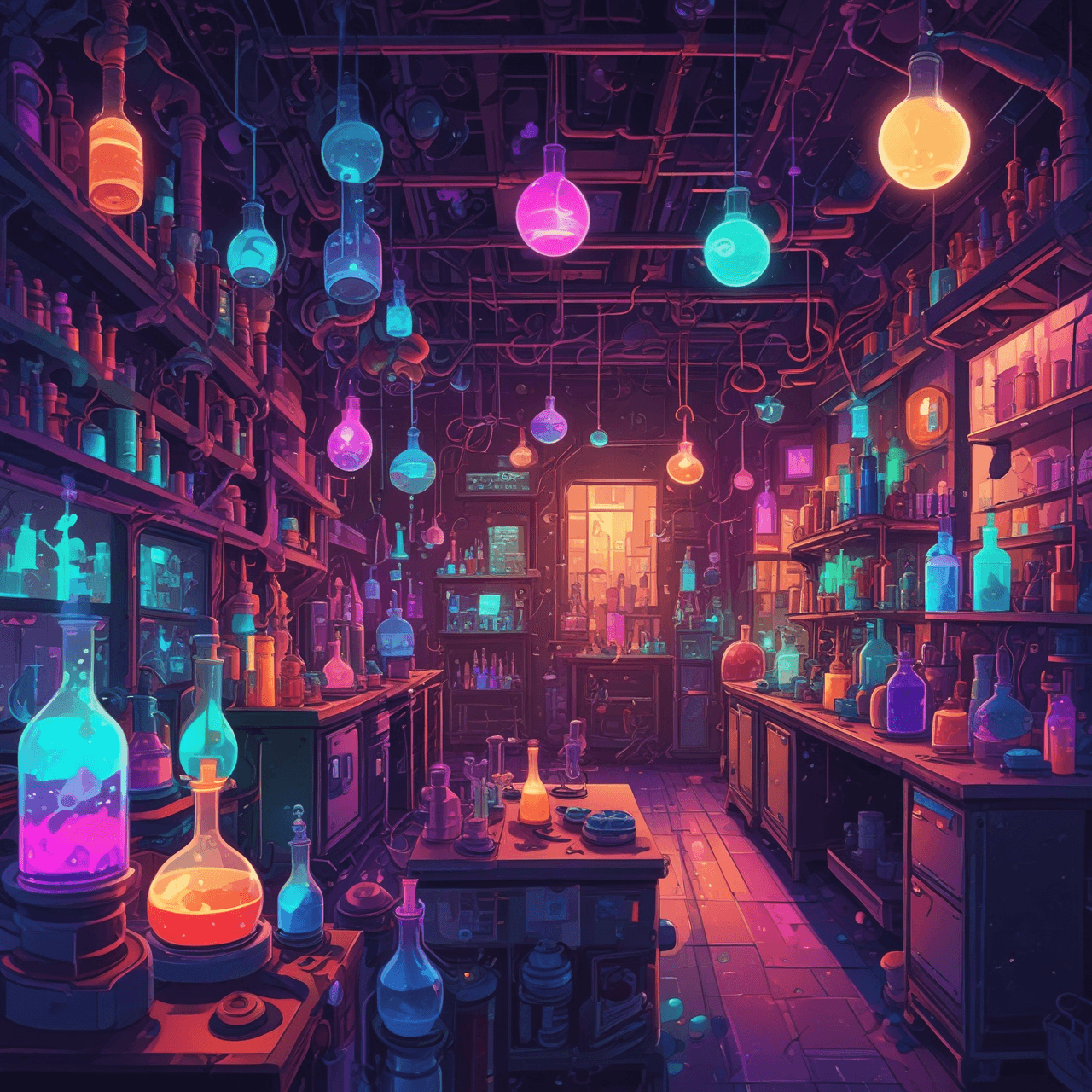 Chemistry Lane Dash game banner