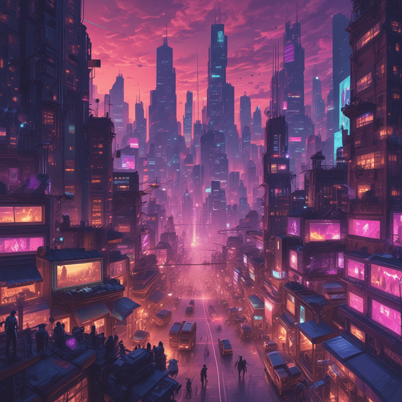 Cyberpunk Quiz Run game banner