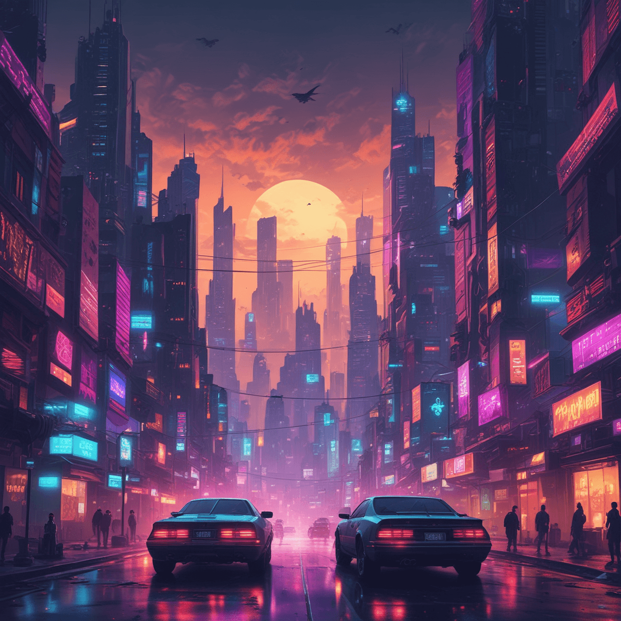 Course Économique Cyberpunk game banner