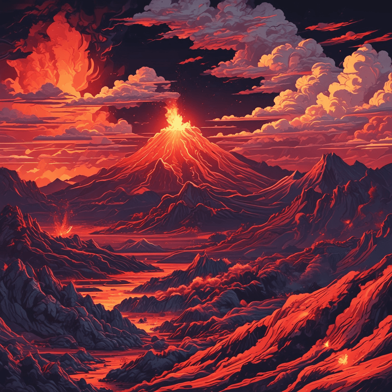 Volcano Quiz Adventure game banner