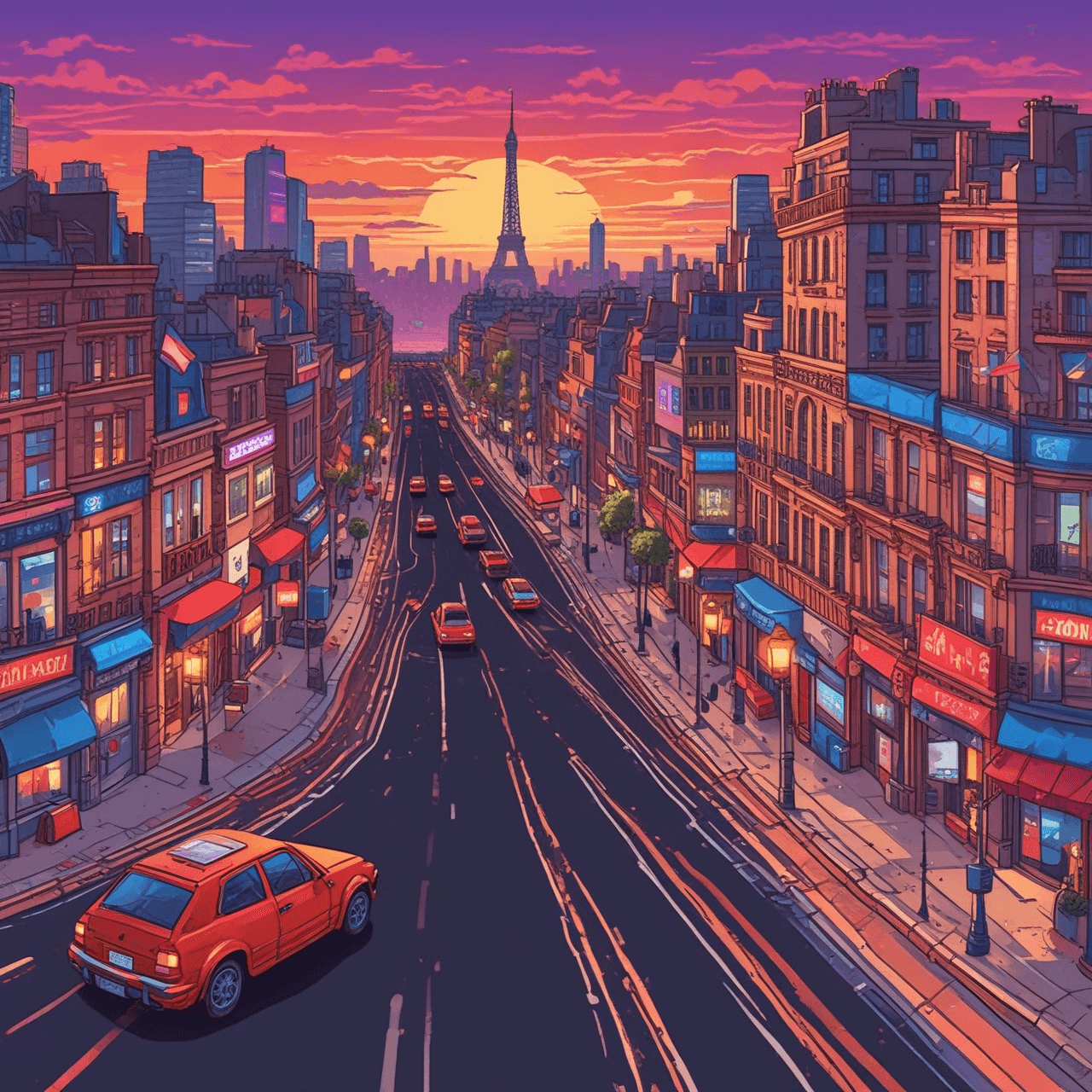 French Number Sprint game banner