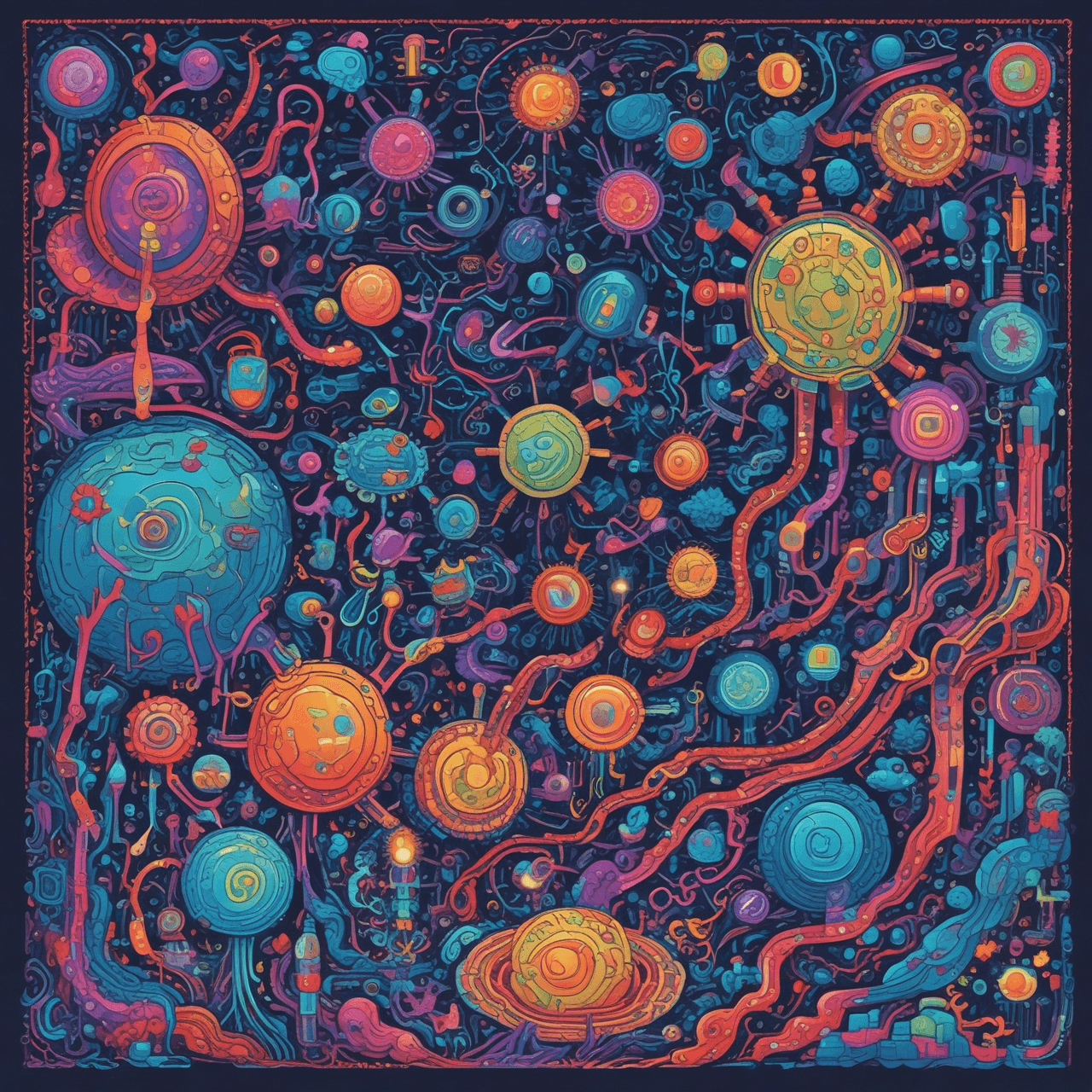 Cellular Circuit Race game banner