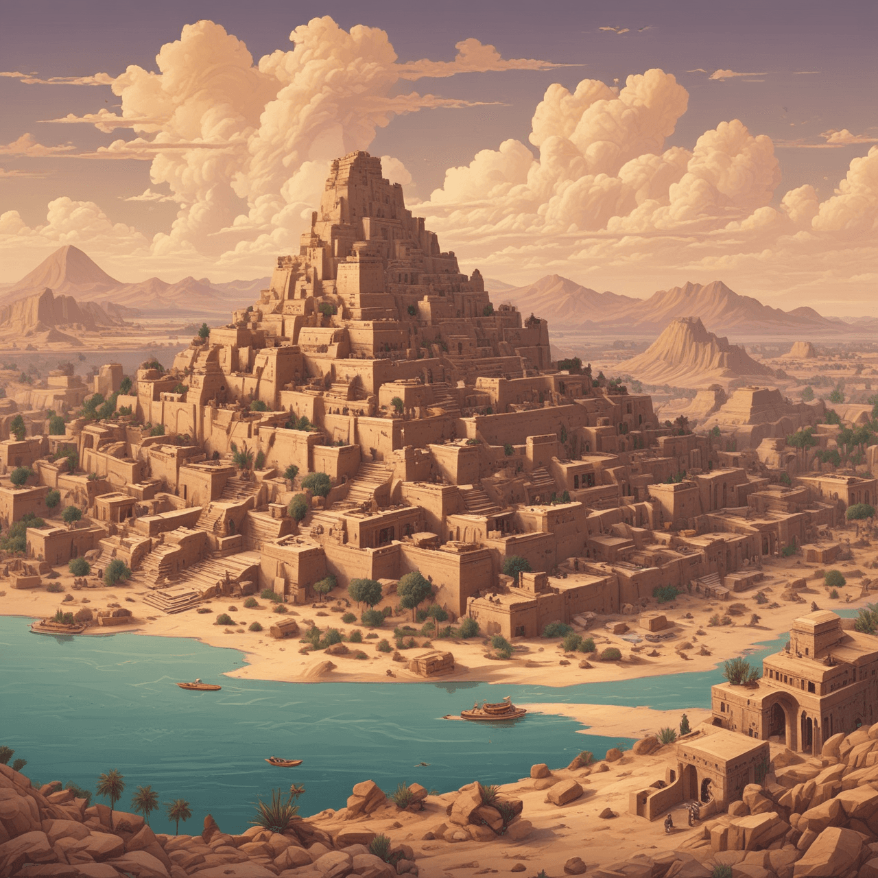 美索不达米亚喷气背包问答冒险 game banner