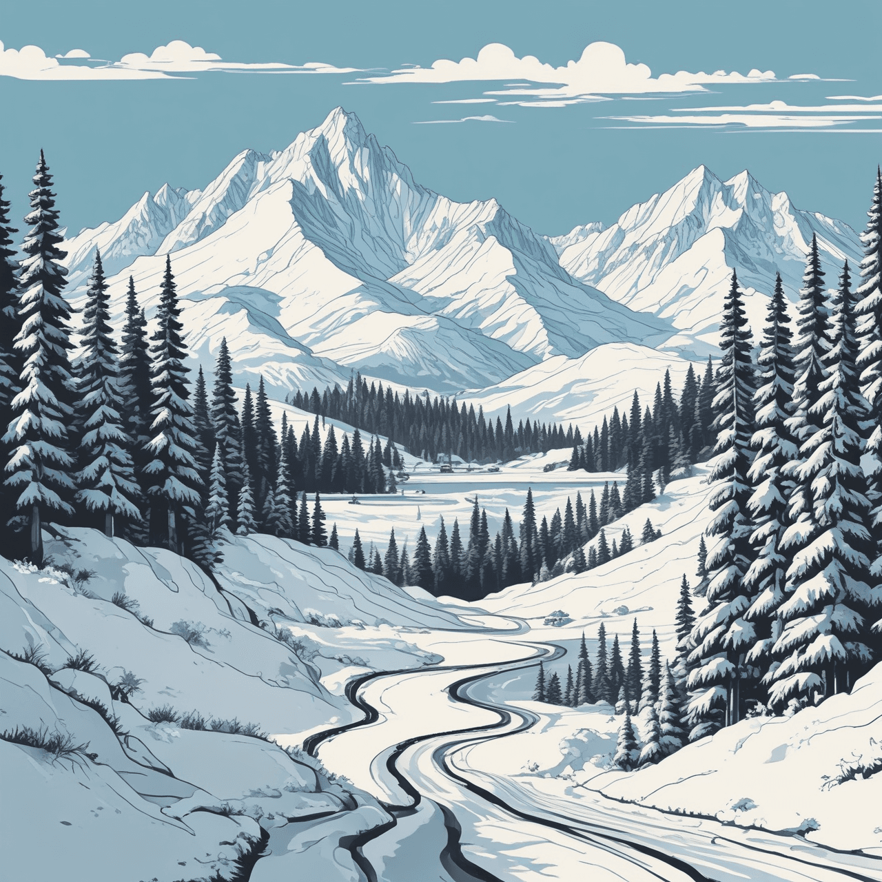 Snowy Pressure Plunge game banner