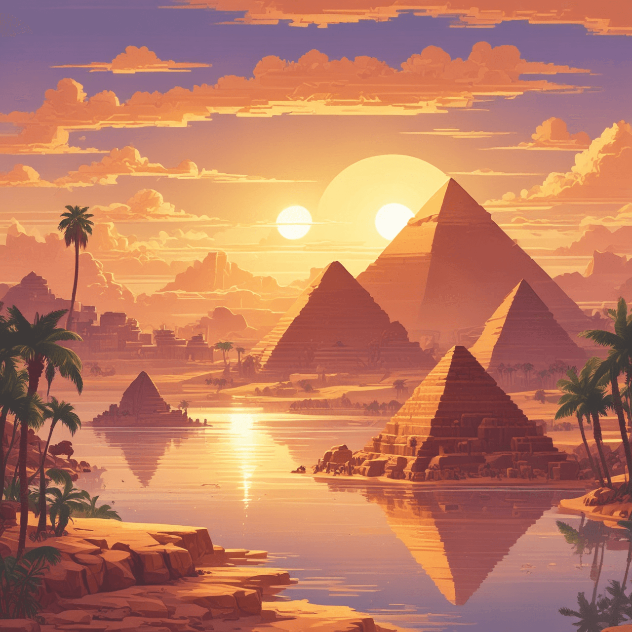 Nile Runner Quiz game banner