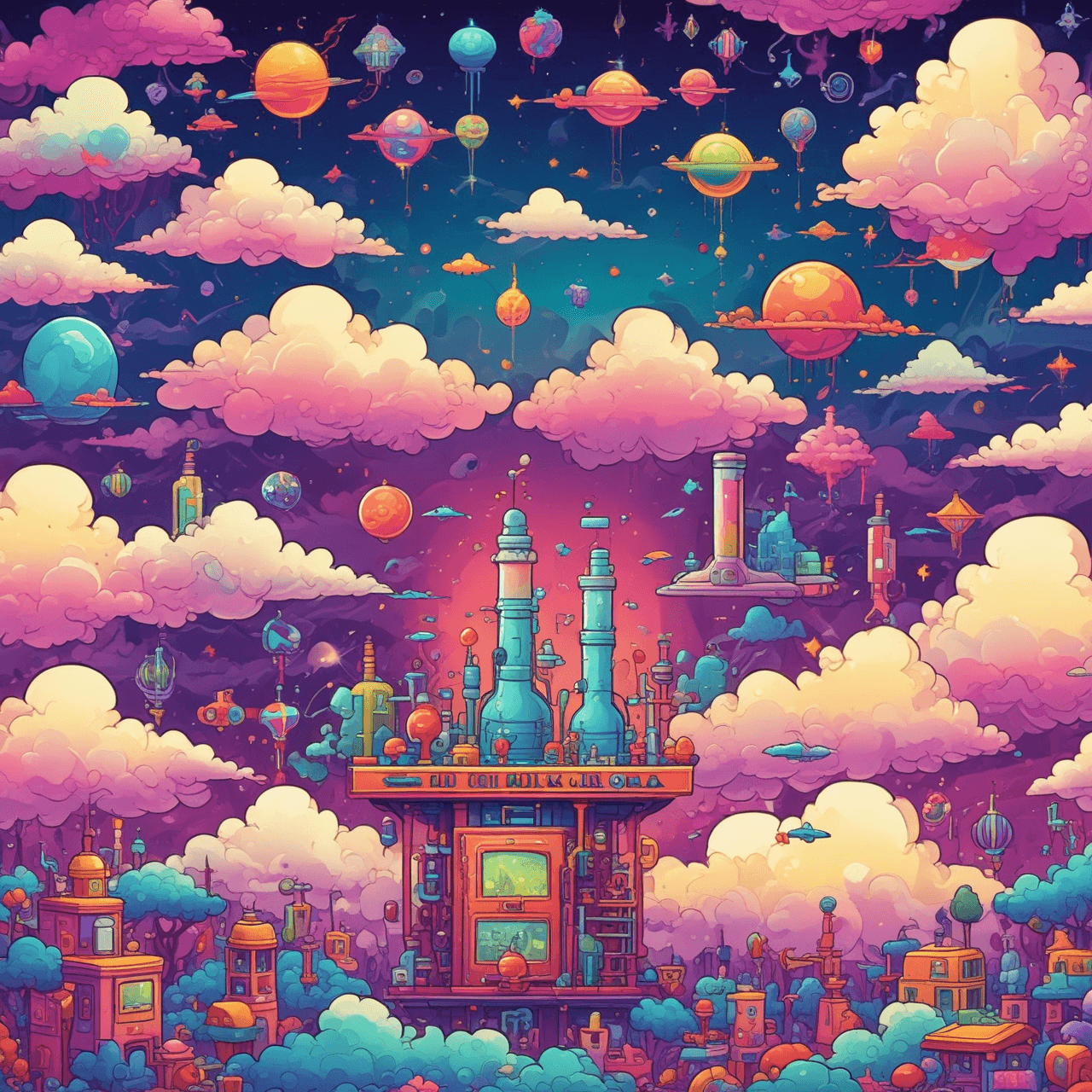 Chemical Cloud Bridge game banner