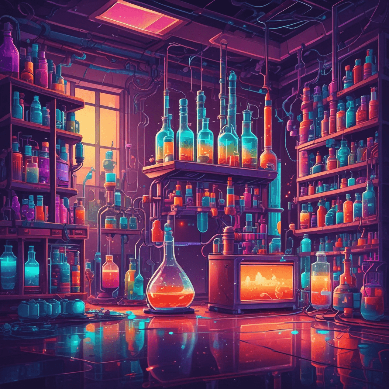 Chem Lab Dash game banner