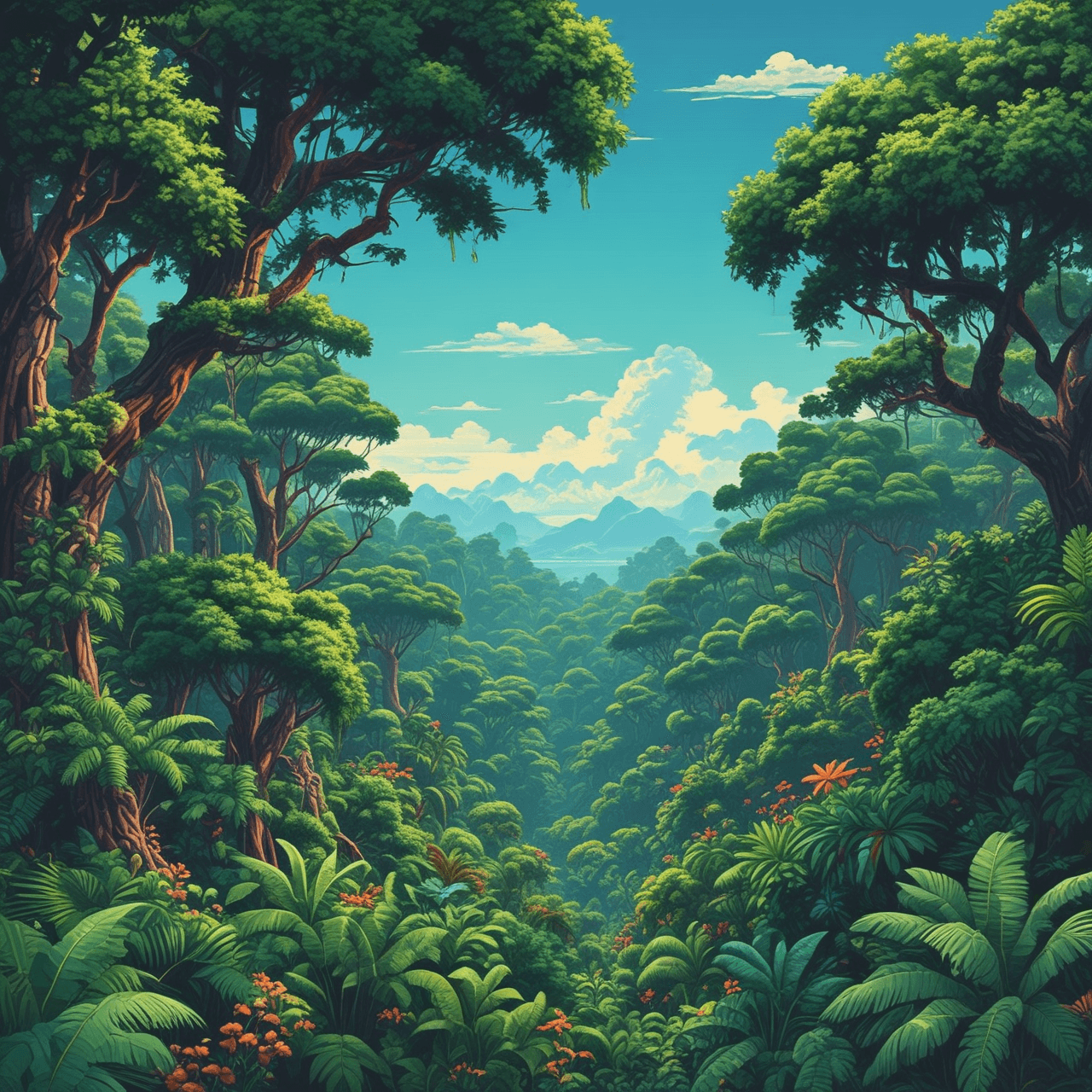 Tropical Trek Quiz game banner