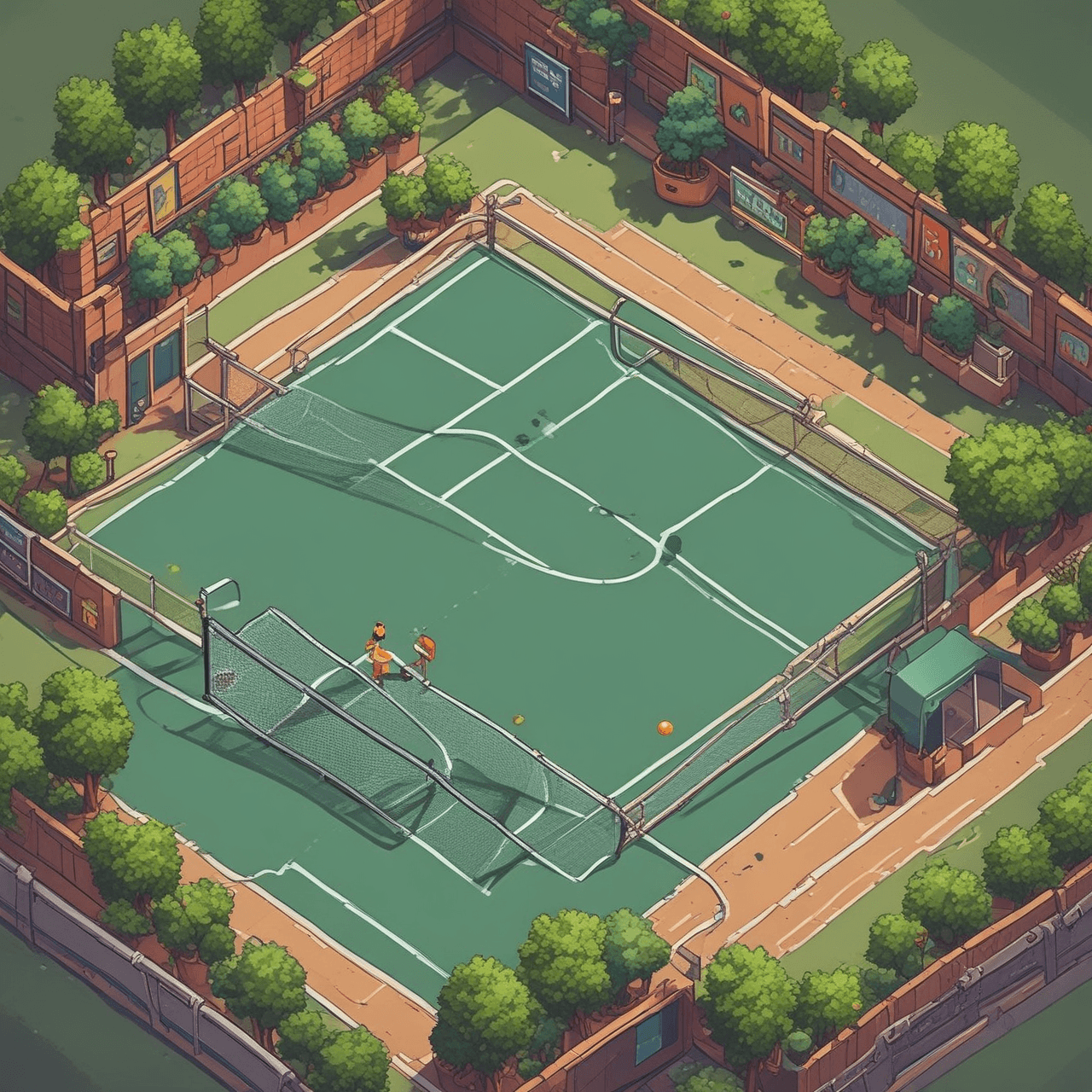 Le Défi Pickleball game banner