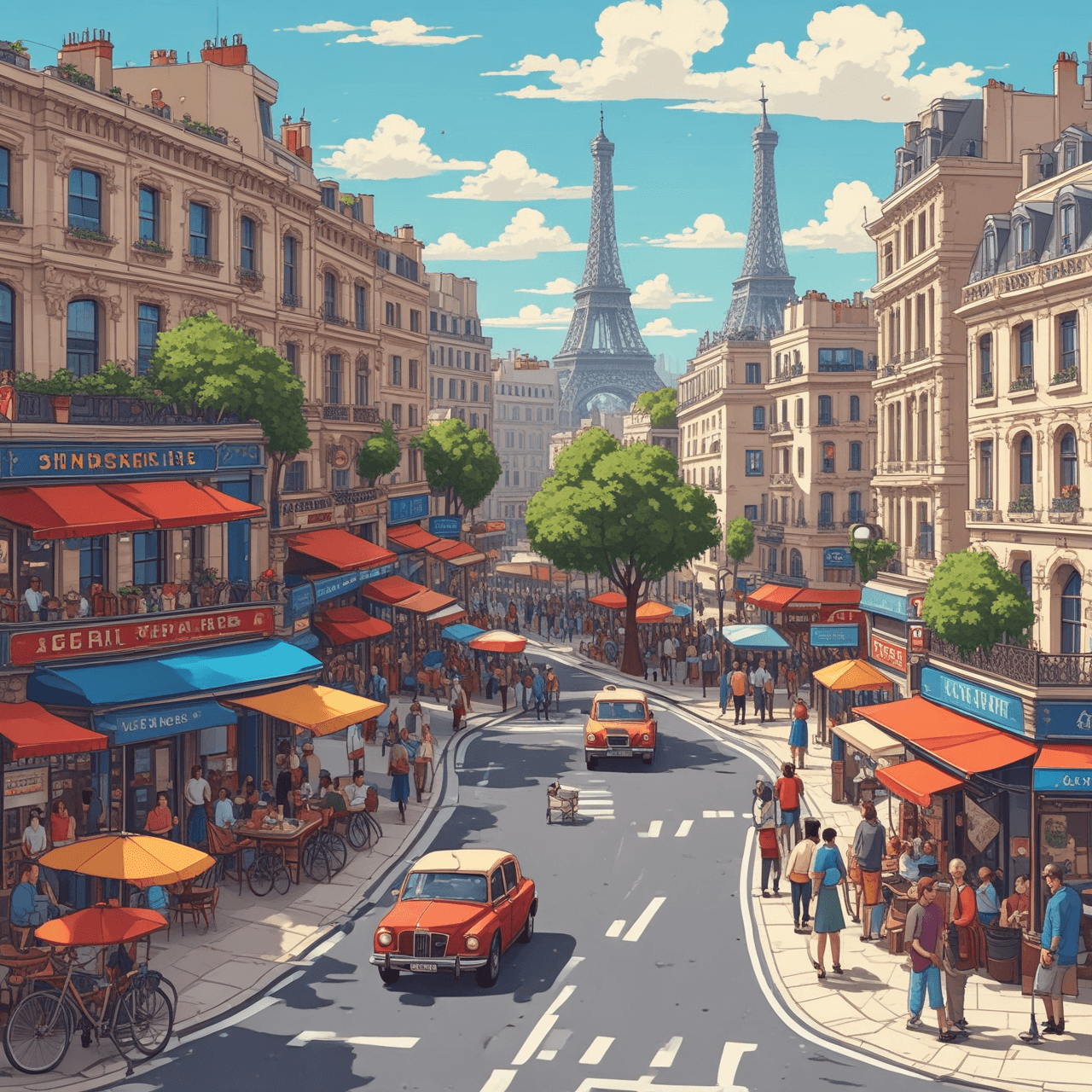 French Word Sprint game banner