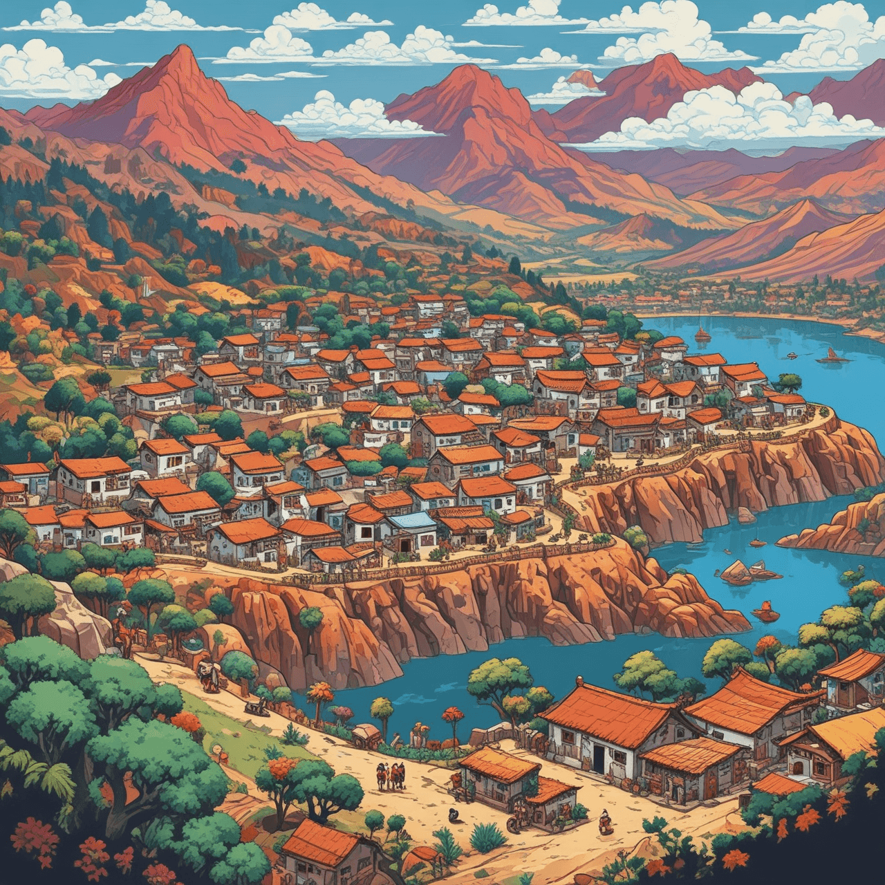 Carrera de Pueblos Originarios game banner